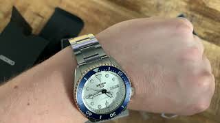 Seiko 5 Sports 140th Anniversary Limited Edition SRPG47K1 unboxing [upl. by Aiyram]