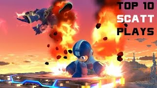 Top 10 ScAtt Plays Smash 4 [upl. by Apfel398]