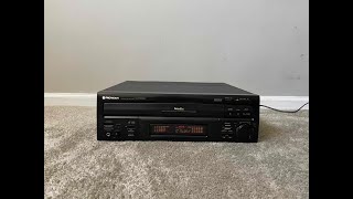 Pioneer CLDD702 LaserDisc LD CD CDV Compact Disc Video Player [upl. by Lyall175]