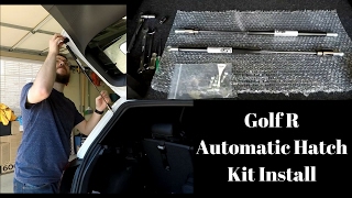 Golf R Automatic Hatch Pop Kit Install [upl. by Sihtam]