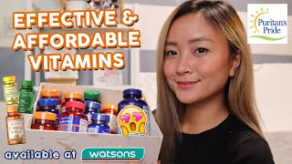 PURITANS PRIDE EFFECTIVE amp AFFORDABLE VITAMINS available at WATSONS [upl. by Adnama789]