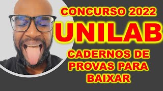 Concurso UNILAB 2022 caderno de provas para download banca IDECAN [upl. by Menendez]