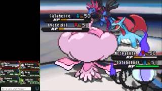 Unova Leader Drayden Triple Battle Full Team  World Tournament  Pokemon Black 2 amp White 2 [upl. by Eldnek469]