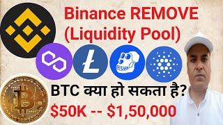 Binance Delist ADA MARIC CHZ LRC APE from Liquidity  BTC 50k to 150K  Earn with Rohitash [upl. by Sholom]