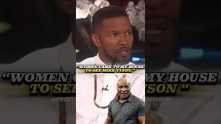 JAMIE FOXX ON SAVING STEVIE WONDER FROM A BRAWL INVOLVING MIKE TYSON AND FAN theellenshow [upl. by Matthus]