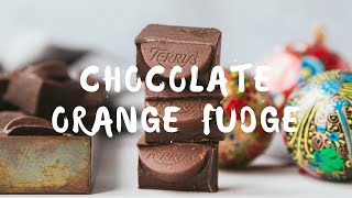 Microwave Chocolate Orange Fudge  ONLY 3 INGREDIENTS [upl. by Ongun]