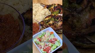 African foodie Attieke with chicken africanfoodchannel ivorianfood shorts [upl. by Arleyne236]