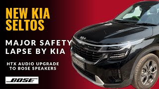 New Kia Seltos Facelift 2023  Major Safety Hazard  BOSE Audio upgrade HTX to TOP MODEL [upl. by Lapointe16]