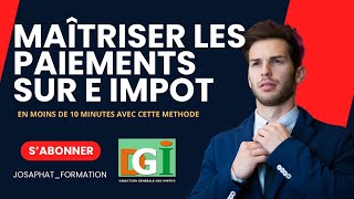 COMMENT FAIRE LE PAIEMENT DES DECLARATIONS SUR E IMPOT [upl. by Drahnreb]