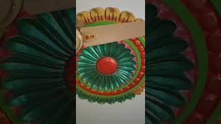 Ceiling flower painting design video papu parida painter [upl. by Jennilee]