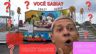 VOCÊ SABIA PARQUE DE DIVERSÃO BRINQUEDO CRAZY DANCE [upl. by Elnora]