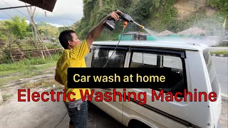 Electric Washing Machine  Car wash at home [upl. by Yaner379]