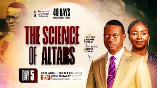 APOSTLE AROME OSAYI  40 DAYS FASTING AND PRAYER  THE SCIENCE OF ALTARS  DAY 5  12TH JAN 2024 [upl. by Yentuoc]