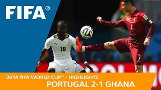 Portugal v Ghana  2014 FIFA World Cup  Match Highlights [upl. by Nylsor]