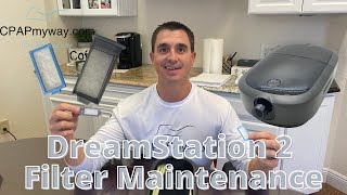 DreamStation 2 Filter Maintenance  Quick Review [upl. by Natek]