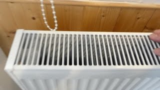 How to remove central heating radiator covers to clean behind [upl. by Akienaj]