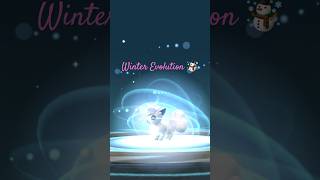 Winter Fairy and Ice 👀Vulpix Evolution 🧊☃️❄🍧🍦 Pokémon Go pokemongo [upl. by Sulecram796]