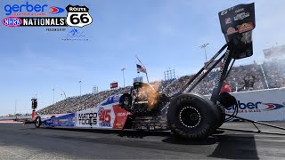 2024 NHRA Route 66 Nationals  Top Fuel Eliminations  Chicago IL [upl. by Sidky]