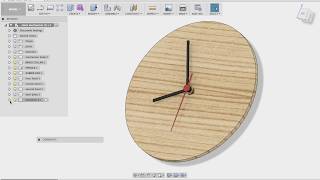 creating the clock fusion 360 [upl. by Bate]