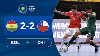 BOLIVIA vs CHILE 22  RESUMEN  CONMEBOL SUB20 FUTSAL 2022 [upl. by Flavio]