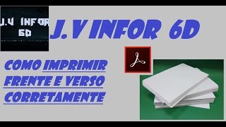 Como imprimir frente e verso corretamente programa usado no vídeo Acrobat Reader DC [upl. by Erdried]