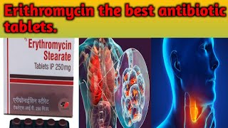 Erythromycin stearate tablets uses and side effects in telugu [upl. by Akimahs]