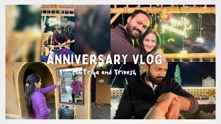 Our first anniversary celebration  Anniversary vlog  newly married couple vlog [upl. by Anafetse]