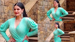 zareen Khan for an times awards mumbai today [upl. by Bores]