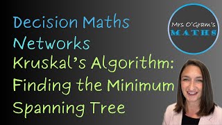 Networks Minimum Spanning Tree [upl. by Miuqaoj405]