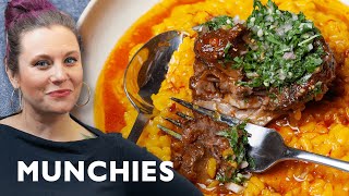 Lamb Shank Osso Buco with Karen Akunowicz [upl. by Yrreb217]