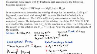 Measuring ΔHrxn in a Coffee Cup Calorimeter Chemistry [upl. by Ledif]