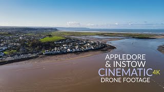 Appledore amp Instow North Devon England  Cinematic Drone Footage 4K  DJI Mavic Air 2 [upl. by Ramsdell404]