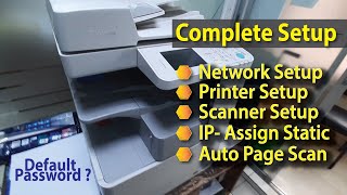 Canon IR 2520W Photocopier ScannerPrinter amp Network Installation Complete Guide [upl. by Herminia]