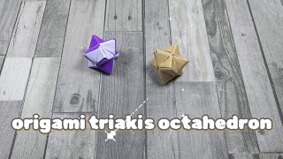 origami triakis octahedron [upl. by Retepnhoj]