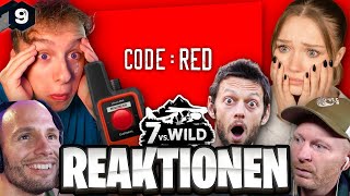 ALLE Reaktionen der Teilnehmer auf Folge 9 😱 7 vs Wild  Crashed [upl. by Tarrance]