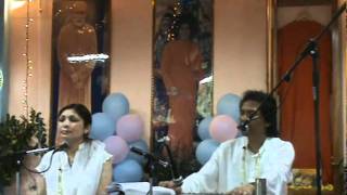 Sri Ajnish Rai sings Yuga Avatara Sai Rama at Navet Sai Center [upl. by Amitaf]