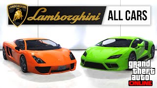 All Lamborghini Cars in GTA 5 Online 2024 indepth guide [upl. by Johnstone]