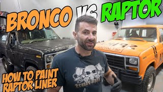 Transforming a Ford Bronco with UPOL Raptor Liner and Custom Graphics [upl. by Carina]