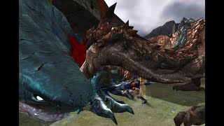 Zamtrios vs Rathalos MH4U turfwar [upl. by Zennie539]