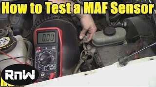 How to Test a Mass Air Flow MAF Sensor  Without a Wiring Diagram [upl. by Imoyik870]