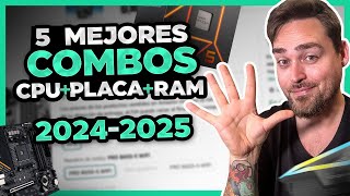 ⭐TOP 5 Combos 2024⭐ CPU  Placa  RAM 🔥Para GAMING [upl. by Reisch886]