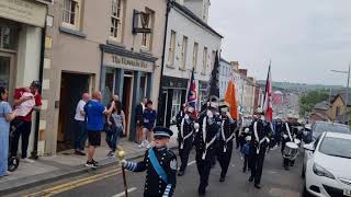 Donaghadee Flutes amp Drums FULL CLIP 4K  Lambeg Orange And Blue Parade 2023 [upl. by Htebazileharas]