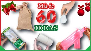 Más de 60 ideas low cost de ADORNOS NAVIDEÑOS para decorar el árbol de Navidad en 5 minutos 🎄 DIY [upl. by Akzseinga]