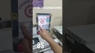 Ricoma SWD 1501 8s VS SWD 2001 10s thread Brake rewind and restart after bobbin replacement [upl. by Rednazxela401]