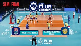 LIVE VOLI PUTRA AVC CLUB Foolad Sirjan Iranian vs Jakarta Bhayangkara Presisi [upl. by Napas941]