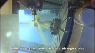 GibbsCAM  Impeller Machining in Mikron [upl. by Ieppet]