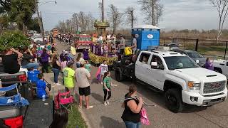 Krewe of Lul Parade  February 10 2024  Luling Louisiana [upl. by Dulcea]