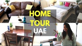 My House Tour  Studio Apartment  UAE  Small home organisation decor ideas Malayalam [upl. by Gunilla738]