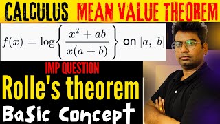 verify Rolle’s theorem for the functions fxlogx2abxab in a bverify rolles theorem [upl. by Felicdad]