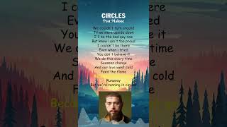 Post Malone  Circles Lyrics shorts [upl. by Seeto]